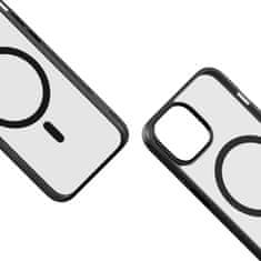 EPICO Mag+ Hero védőtok iPhone 15 Plus számára MagSafe támogatással 81210101300002 - átlátszó fekete