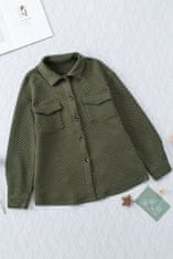 OMG! Női ing kabát Belavale zöld XL