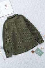 OMG! Női ing kabát Belavale zöld XL
