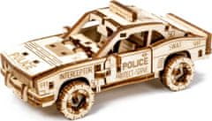 Wooden city 3D puzzle Szupergyors rendőrségi autó