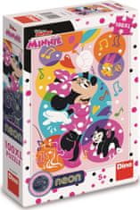 DINO Világító puzzle Minnie és léggömbök XL 100 db