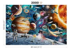 Wooden city Fa puzzle Space Odyssey 2in1, 2000 darab ECO