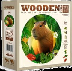 Wooden city Kapybara fa puzzle 250 db ECO