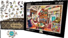 Wooden city Fa puzzle Kívánság a könyvesboltban 2 az 1-ben 4000 darab