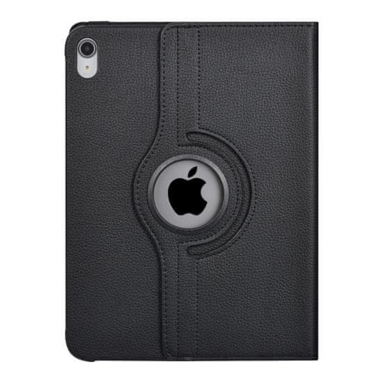 TKG Tablettok iPad 2022 10.9 (iPad 10) - fekete fordítható műbőr tablet tok
