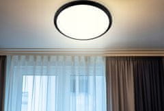 LUMILED Mennyezeti lámpa LED plafon DIANA 36W 4000K kerek fekete 40cm