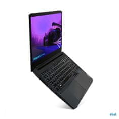 Lenovo Ideapad Gaming 3 82K101N4HV Laptop 15.6" 1920x1080 IPS Intel Core i5 11320H 512GB SSD 16GB DDR4 NVIDIA GeForce RTX 3050 Windows 11 Home Fekete
