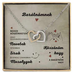 Lovilion Női nyaklánc - Barátnőmnek - szív alakú medál, szuper ajándék Valentin napra | ASHE HEARTS