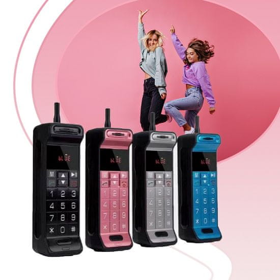 BigBuy Retro mobiltelefon alakú Bluetooth hangszóró – KIMISO KMS-216 (BBJH)