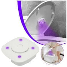 BigBuy Toalett sterilizáló készülék - wc fedélre ragasztható, intelligens UVC lámpa germicid hatással (BBM)