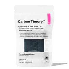 Carbon Theory Tisztító arcszappan Charcoal & Tea Tree Oil Breakout Control (Facial Cleansing Bar) 100 g