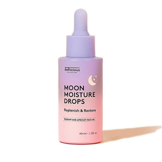 Delhicious Éjszakai arcolaj Moon Moisture Drops (Face Oil) 40 ml