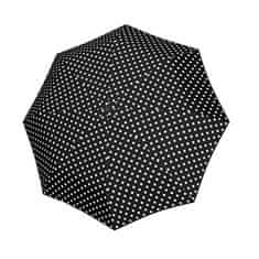 Doppler Női összecsukható esernyő Black&white 7441465BW06