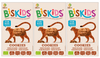 Belkorn 3 x BISkids BIO gyermek teljes kiőrlésű babakeksz belga csokoládéval, 36 hónapos kortól, 120g