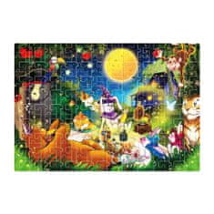 Aga4Kids Gyerek puzzle Állatok az erdőben 216 darabos