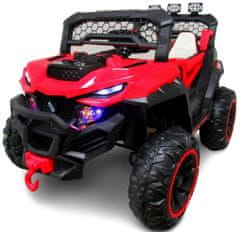 R-Sport Buggy X9 Battery car, piros, öko bőr ülés