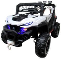 R-Sport Buggy X9 akkumulátoros autó, fehér, öko-bőr ülés