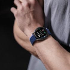TKG Samsung Galaxy Watch 4 (40 / 42 / 44 / 46 mm) okosóra szíj - Dux Ducis - kék mágneses szíj (szíj szélesség: 20 mm)