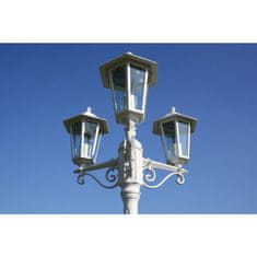 Vidaxl Kingston Kültéri Lámpa 3 karú 215 cm Fehér 40245