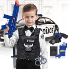 Aga4Kids Gyerek rendőrségi mellény kiegészítőkkel