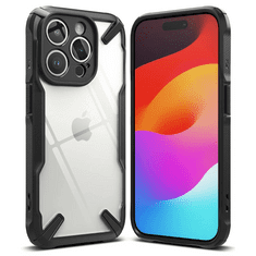 RINGKE Fusion X ütésálló átlátszó / fekete tok Apple Iphone 15 Pro készülékhez (129558)