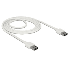 DELOCK 85194 EASY-USB 2.0 A > EASY-USB 2.0 A kábel, 2 m, fehér (85194)