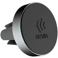 Devia Autós tartó, univerzális, szellőzőrácsra rögzíthető, mágneses, Circle, fekete (TS1204)
