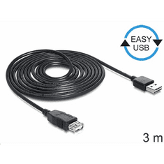 DELOCK 83372 USB 2.0 -A apa > USB 2.0-A anya hosszabbító kábel 3 m (83372)