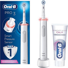 BRAUN Oral-B PRO 3 3800 sensitive elektromos fogkefe (PRO 3800 SENSITIV)