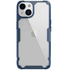 Nillkin Apple iPhone 14 Plus, Szilikon tok, műanyag hátlap, ultravékony, Nature Pro, kék (RS126188)