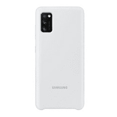 SAMSUNG Galaxy A41 SM-A415F, Szilikon tok, fehér, gyári (8806090437809)
