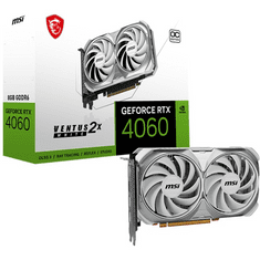 MSI GeForce RTX 4060 VENTUS 2X WHITE 8G OC NVIDIA 8 GB GDDR6 (V516-030R)