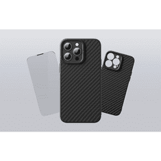 BASEUS iPhone 15 Pro fekete tok és edzett üvegfólia (P60163500111-02 (P60163500111-02)