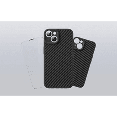 BASEUS iPhone 15 fekete tok és edzett üvegfólia (P60163500111-00) (P60163500111-00)