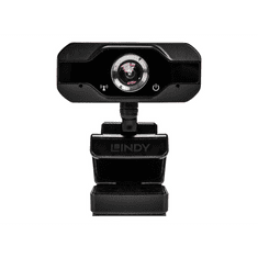 Lindy 43300 webkamera 1920 x 1080 pixelek USB 2.0 Fekete (43300)