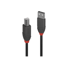 Lindy 36673 USB kábel 2 M USB 2.0 USB A USB B Fekete (36673)