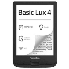 PocketBook Basic PB618-P-WW Lux 4 E-Book olvasó fekete (PB618-P-WW)