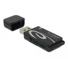 DELOCK Mini USB-A kártyaolvasó SD és Micro SD csatlakozó felülettel (91602) (DL91602)