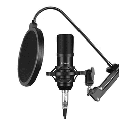 Puluz stúdió mikrofon állvánnyal (PU612B) (PU612B)
