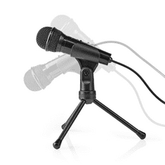 Nedis asztali mikrofon fekete (MICTJ100BK) (MICTJ100BK)