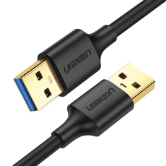 Ugreen USB-A - USB-A töltőkábel 0.5m fekete (10369B) (10369B)