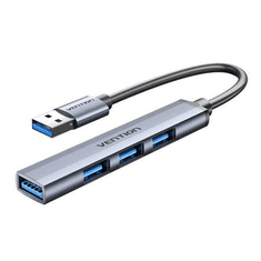 Vention CKOHB hálózati csatlakozó USB 3.2 Gen 1 (3.1 Gen 1) Type-A 5000 Mbit/s Szürke (CKOHB)