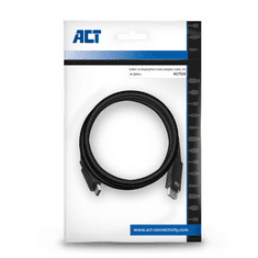 ACT AC7325 video átalakító kábel 2 M USB C-típus DisplayPort Fekete (AC7325)