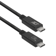 ACT AC7431 USB kábel 1 M USB4 Gen 2x2 USB C Fekete (AC7431)