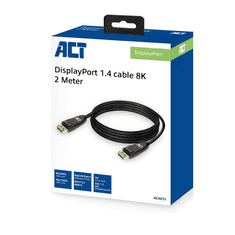 ACT AC4073 DisplayPort kábel 2 M Fekete (AC4073)