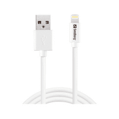 Sandberg USB>Lightning 1m AppleApproved Fehér (440-75)