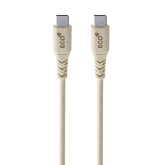 CellularLine Become Eco USB kábel 1,2 M USB C Bézs (USBDATAECOC2C1ME)