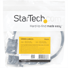StarTech.com MXTMMHQ50CM VGA kábel 0,5 M VGA (D-Sub) Fekete (MXTMMHQ50CM )