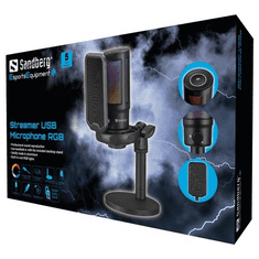 Sandberg Streamer USB Microphone RGB (126-39)