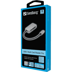 Sandberg 136-38 USB-C Multi Card Reader Pro kártyaolvasó (136-38)